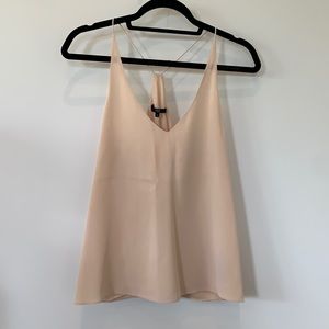 Tibi racer back camisole top. Like new. Blush